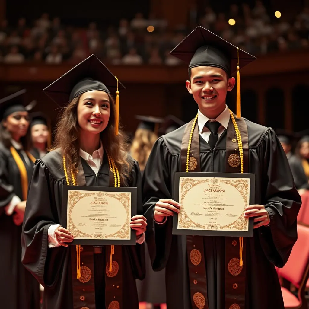Evento anual de graduación de estudiantes