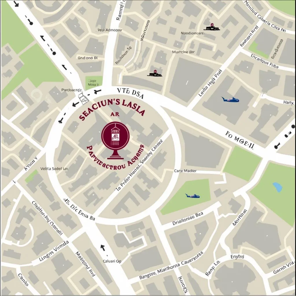 Mapa de ubicación de la academia en Madrid