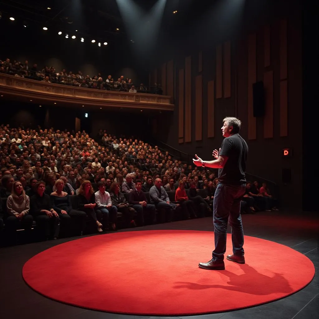 Participante en evento TEDx tras formación en oratoria